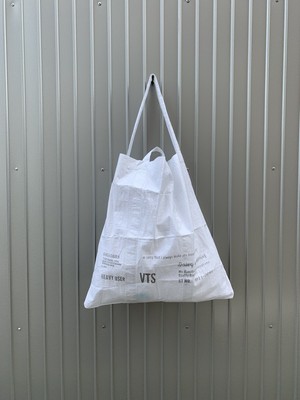 VOIRY POLYBRAID SQUARE BAG WHT-TICKET VOIRY POLYBRAID SQUARE BAG WHT-TICKET