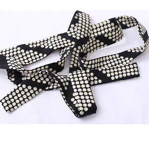 ドットスタンドカラーフレアワンピース513 T And