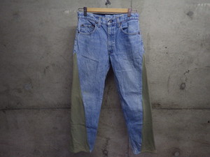 リメイクデニム　リーバイス　505 W31 L34 Levis