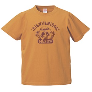 Bienvebidos Mexico T Shirts Purple メキシコへようこそ スペイン語 キャメル T シャツ メキシコ Bajo El Sol