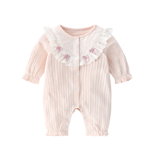 Banxidi フリルリボンロンパース 66cm 90cm Lealea レアレア 海外の子供服セレクトショップ Lealea レアレア 海外の子供服セレクトショップ