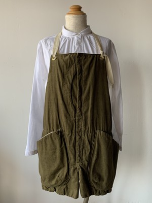 suolo GRIZZLY APRON コーデュロイ オリーブ suolo GRIZZLY APRON コーデュロイ オリーブ