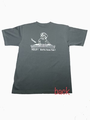 NoweeeオリジナルTシャツ〜DJ〜【ブラック】