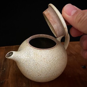 山崎さおり作 粉引茶壺 150ml 台湾茶専門オンラインショップ Taiwan Tea 22