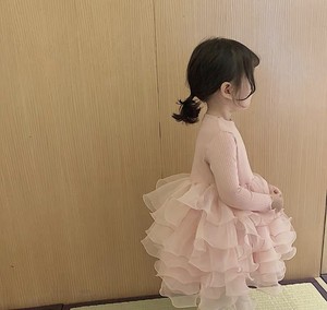 送料無料 ベビー キッズ ボリューミーチュールワンピース Princess Girl