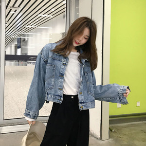 ビッグシルエット クール系ショート丈デニムジャケット 韓国レディースファッション通販 Keatc ケット シー