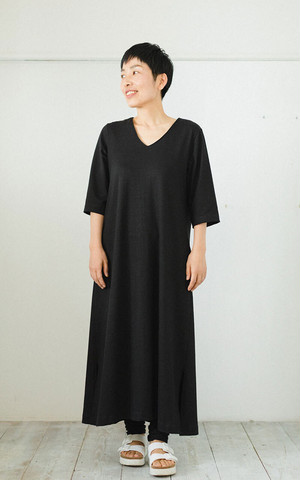 T シャツワンピース V ネック Neoneo