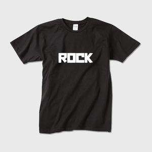 ROCK BLACK Tシャツ メンズ M