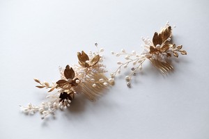 受注製作品／ブライダルヘッドドレス[HA-105]