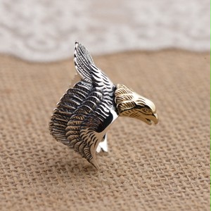 鷹のリング たか シルバー かっこいい R011 Vary