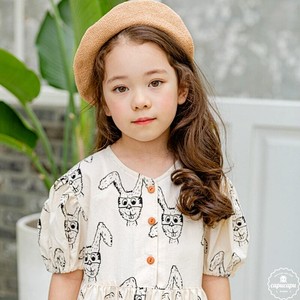 予約 Rabbit One Piece ウサギ ワンピース 子ども服 Capucapu