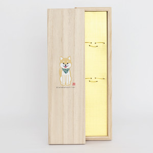 箸ギフト専用桐箱 柴犬柄(コード:790015) 箸ギフト専用桐箱 柴犬柄(コード:790015)