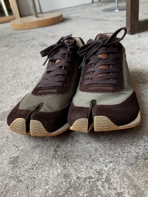 NAPRON TABI SNEAKER II BROWN×KHAKI NAPRON TABI SNEAKER II BROWN×KHAKI