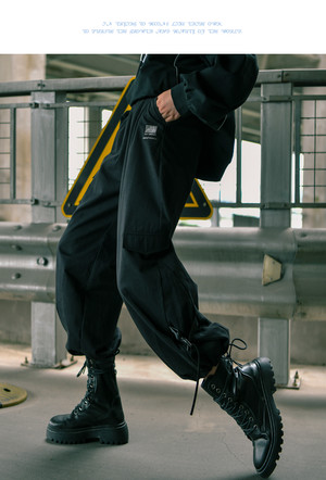 パンツ ゴムひも カラーパンツ ストリート系 ダンス 韓国ファッション かっこかわいい オルチャン Sweetly