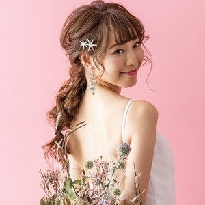 H 107 Stardustヘアピン6本セット ウェディングアクセサリーショップ Just Married ジャストマリッド