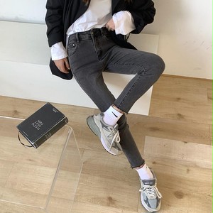 オルチャンファッション 韓国レディースファッション Ah0263 カットオフ スキニー デニム 人気プチプラレディース韓国ファッション 新作通販 Aliceholly アリスホーリー