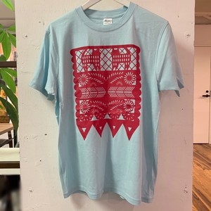 パペルピカドTシャツ　ブルー