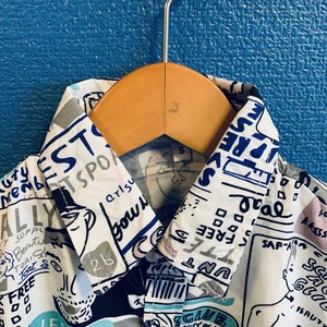 手書きイラスト風のキッズアロハシャツ 沖縄のセレクトショップ ローカルブランド イロカライフ