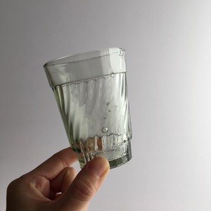 気泡たっぷりガラスコップ ３個セット 山と かげ