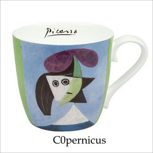 Picasso Woman With A Hat オルガ ピカソ1935 Artマグカップ 浜松雑貨屋c0pernicus C0pernicus コペルニクス 浜松雑貨屋