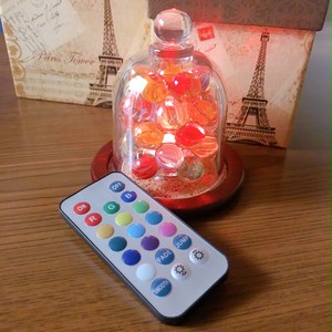 あめ玉みたいなビー玉ガラスドームランプ / リモコン有りタイプ あめ玉みたいなビー玉ガラスドームランプ / リモコン有りタイプ