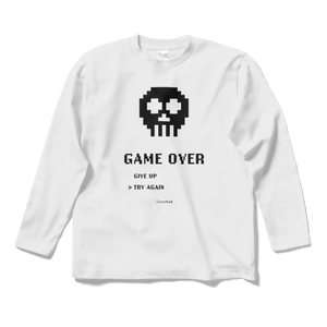 Ecobad ロングスリーブtシャツ Game Over 色違い有 グラフィックファッションアイテム専門店ecobad エコバド