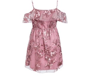 レディース ピンク オフショル リゾート ワンピ ワンピース ミニ丈 バカンス ハワイ グアム バリ Antoinette