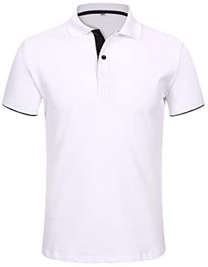 Jpcs ポロシャツ 半袖 メンズ ゴルフウェア スポーツウェア 純色 吸汗速乾 カジュアル トップス ゴルフ ボタンダウン 無地 ストライプ お洒落 Az Japan Classic Store