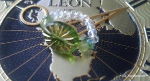 チェコビーズの指輪(g)