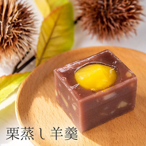 ≪秋冬限定≫栗蒸し羊羹 1個 ≪秋冬限定≫栗蒸し羊羹 1個
