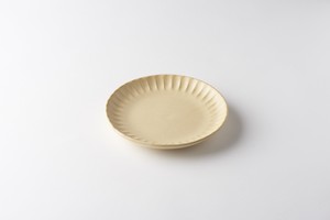 太しのぎ5寸皿(クリーム)
