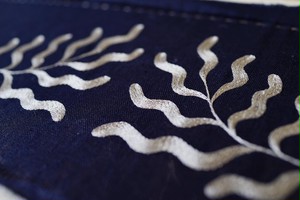 【SWIMAYA POUCH】 "Sea plant-white"