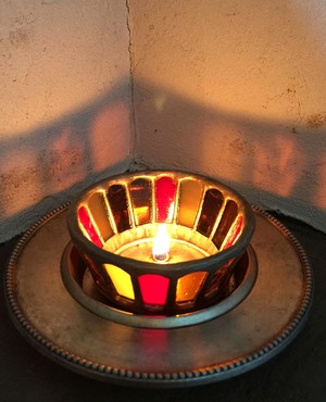 オイルキャンドル カップケーキ（赤）