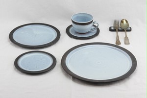 黒縁シルバーレスト(水色)