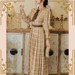 英国風トラディショナルデザインのワンピース Trnd326 Re Tro