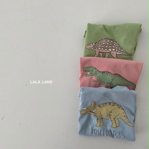 再々入荷 即納 Lalaland Dinosaur Tee 韓国子供服 恐竜ダイナソーtシャツ 韓国子供服 海外子供服 Full Of フルオブ