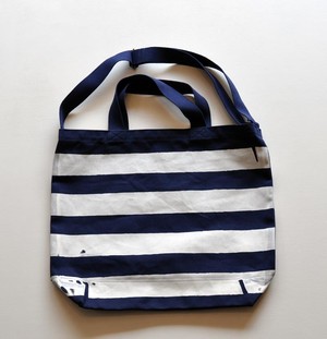TACOMA FUJI RECORDS THE STRIPED TOTE TACOMA FUJI RECORDS THE STRIPED TOTE