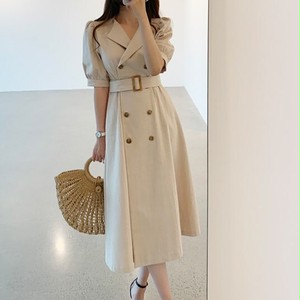 トレンチ風ワンピース V Lily Boutique リリーブティック