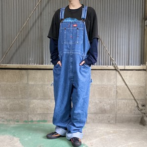 Dickies ディッキーズ デニム オーバーオール メンズW38 古着 ...