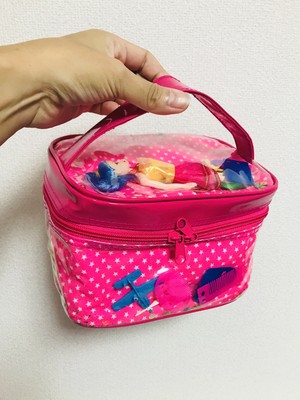 おもちゃいっぱいボックスポーチ(お人形)