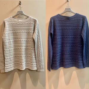 【le tricot perugia】横ケーブルセーター(240-202) 【le tricot perugia】横ケーブルセーター(240-202)