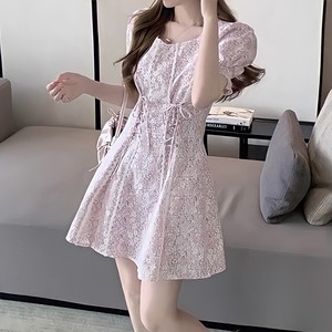 編み上げ花柄ワンピース 3r004 Cherie Ange