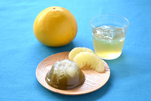 Sawatari Sweets - 沢渡茶と土佐文旦のゼリー Sawatari Sweets - 沢渡茶と土佐文旦のゼリー