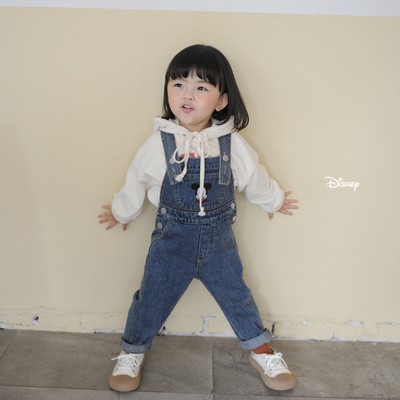 韓国子供服momoann ミッキーデニムパンツ Base Mag