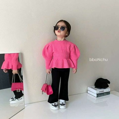 韓国冬子供服bbonchu Tシャツ Base Mag