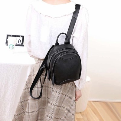 リュック レディース 本革 ミニリュックサック おしゃれ 小さめ 通学 バッグ レザー 機能的 多機 Base Mag