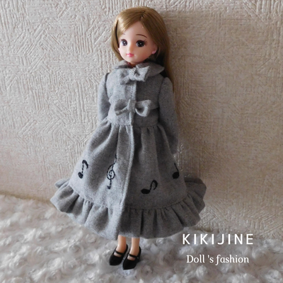 リボンのコート 音符 でリカちゃん人形のコーディネートの幅 ごっこ遊びの幅を広げてみませんか Base Mag