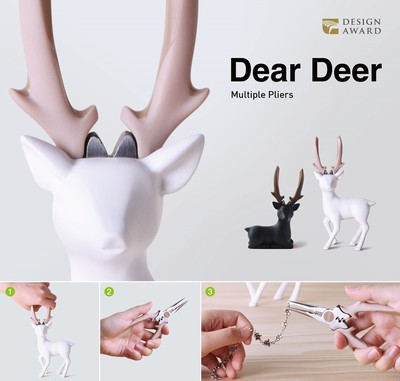 かわいい工具でハンドメイド 鹿の姿をしたペンチ Dear Deer Pliers ディアプライヤ Base Mag