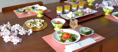 春先取り おうちで和食器lunch 女子会 Base Mag