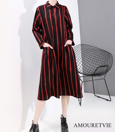 王朝 本質的ではない 芸術的 赤 ストライプ ワンピース Urbansurvivalkits Net